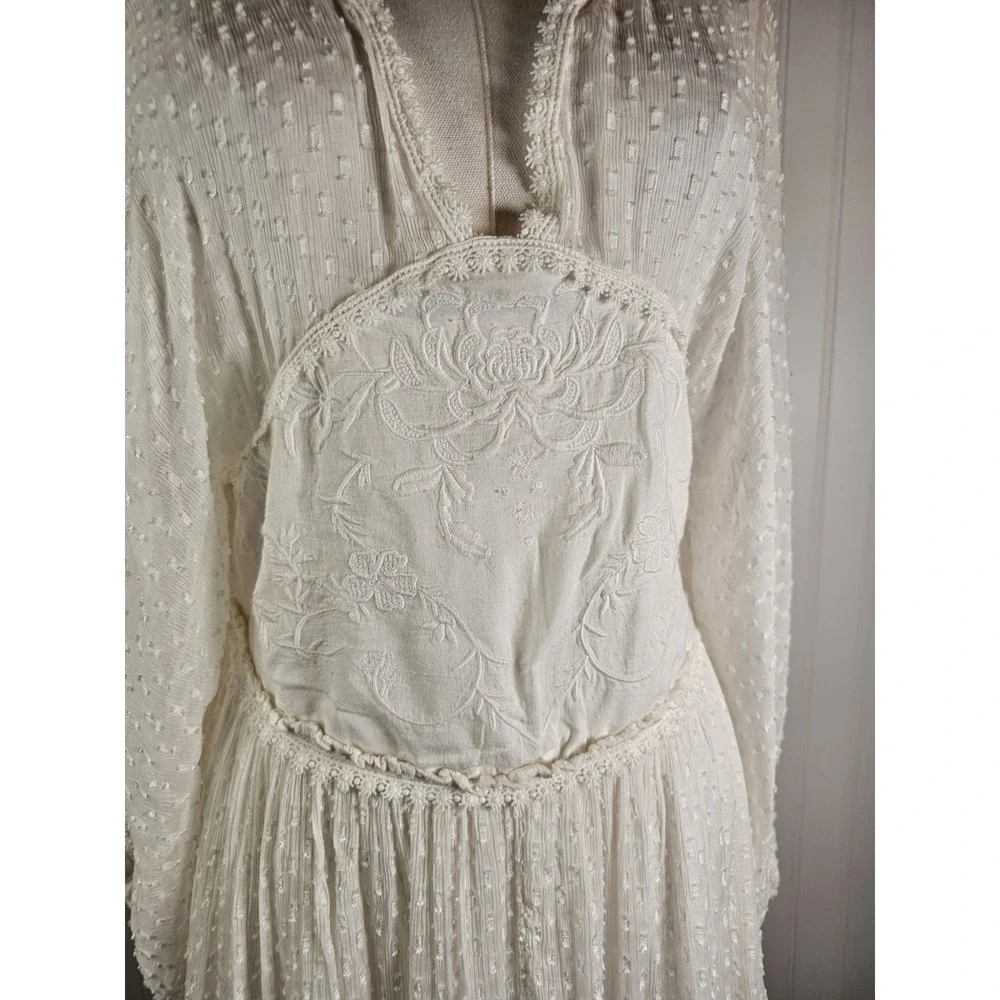Free People Bohemian Ethereal Cottage Sweet Dreams Mini Dress Women's S NWT